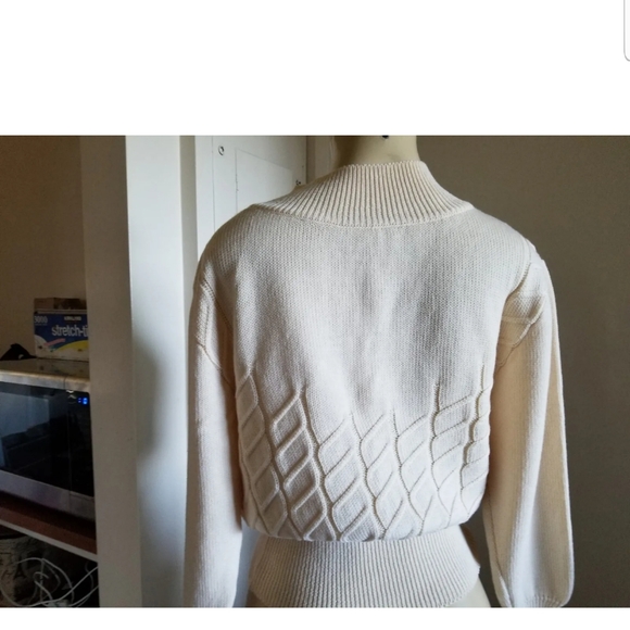 Rare Vintage Louis Feraud silk wool sun sweater medium - Picture 12 of 13